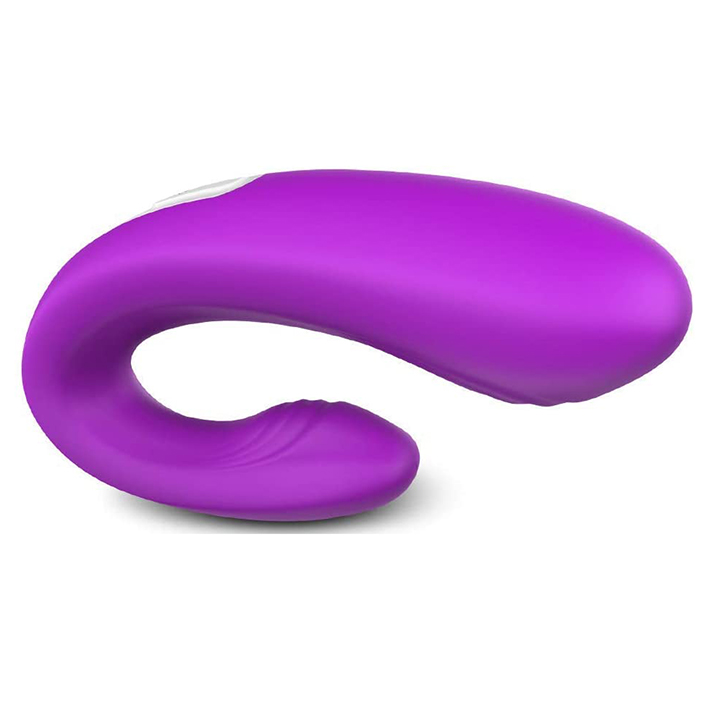 Small purple hands-free vibrator
