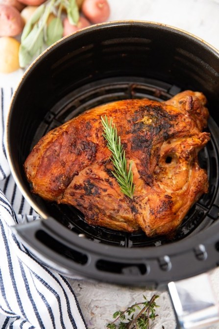STYLECASTER | Air-Fryer Holiday Recipes for Any Party | Air Fryer Turkey Breast