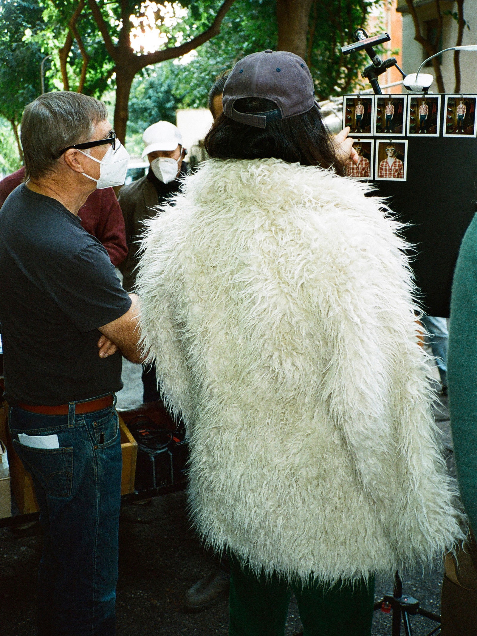 pThe dynamic duo looking over the run of show. Photographed by Paige Powell. p 