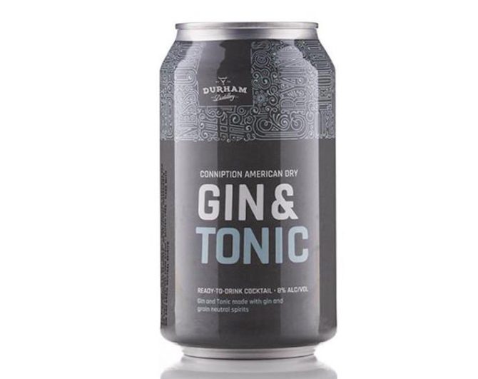 STYLECASTER | 13 Canned Cocktails for Summer Days When Beer Won't Cut It | Durham Distillery Gin and Tonic