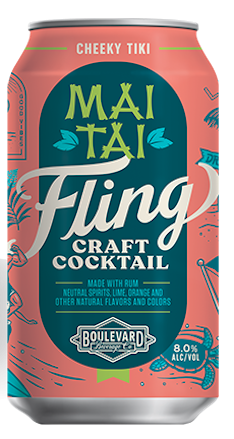 STYLECASTER | 13 Canned Cocktails for Summer Days When Beer Won't Cut It | Boulevard Brewing Co. Fling Mai Tai