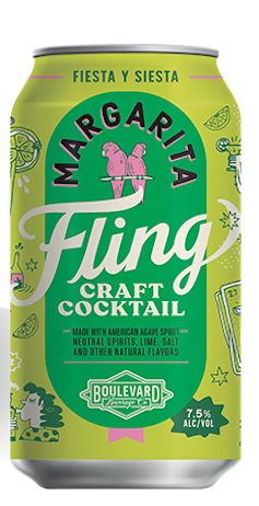 STYLECASTER | 13 Canned Cocktails for Summer Days When Beer Won't Cut It | Boulevard Brewing Co. Fling Margarita