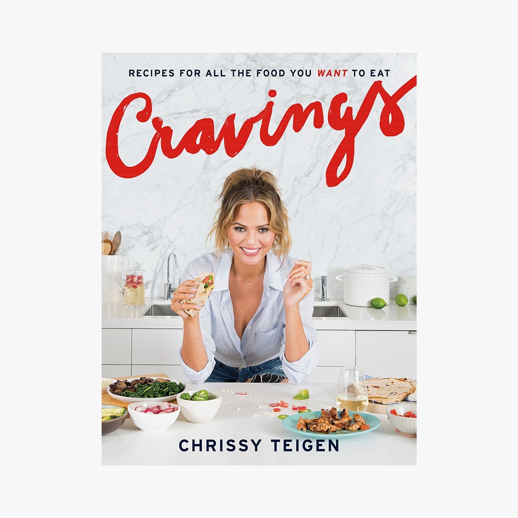 Image may contain: Human, Person, Chrissy Teigen, Text, Food, and Meal