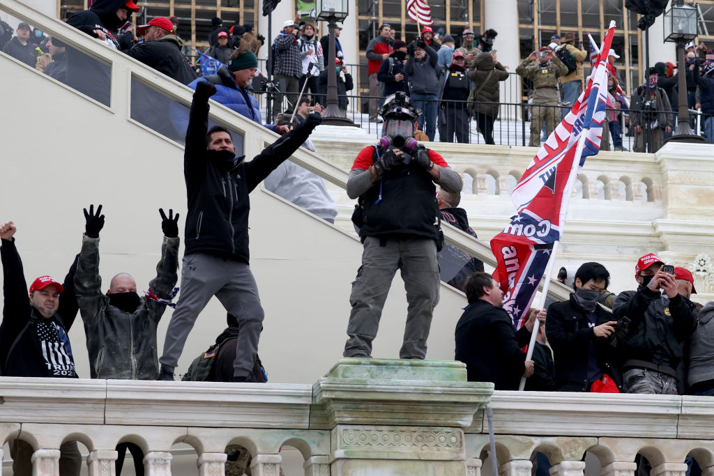 Trump Supporters Hold "Stop The Steal" Rally In DC Amid Ratification Of Presidential Election