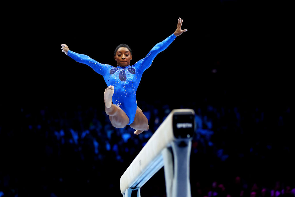 Simone Biles Clinches Her Sixth World All-Around Championship Crown