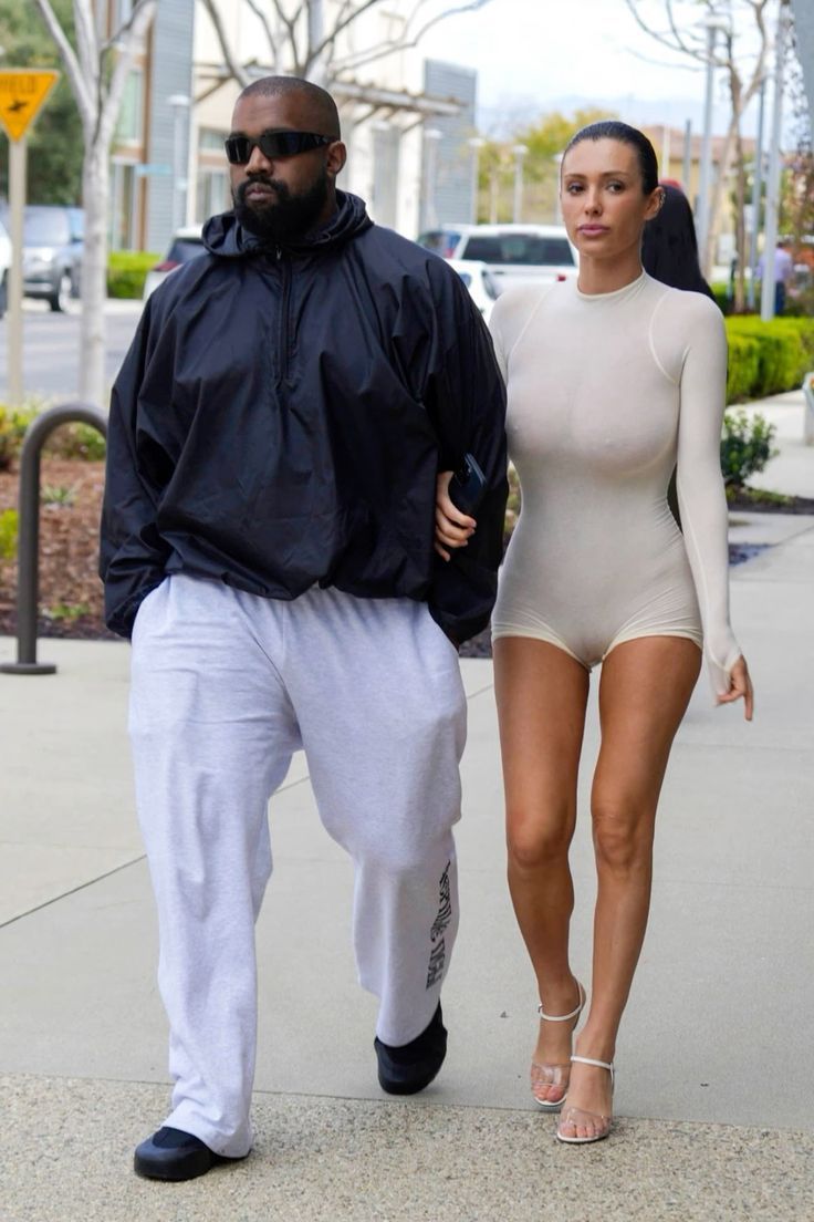 Kanye West and Bianca Censori