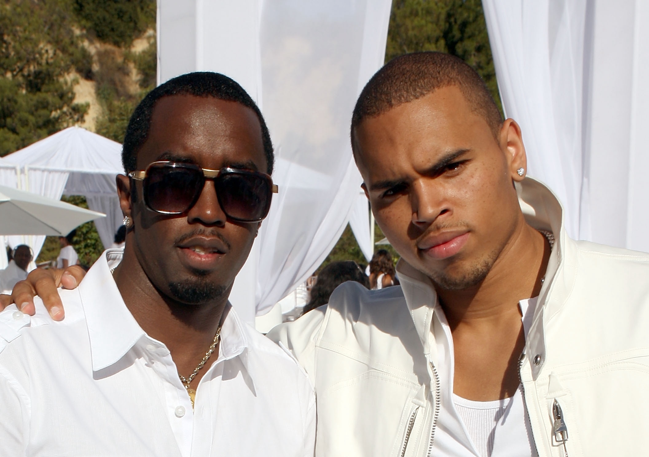 Chris Brown and Diddy