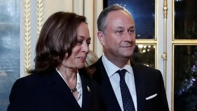 Kamala Harris and Doug Emhoff